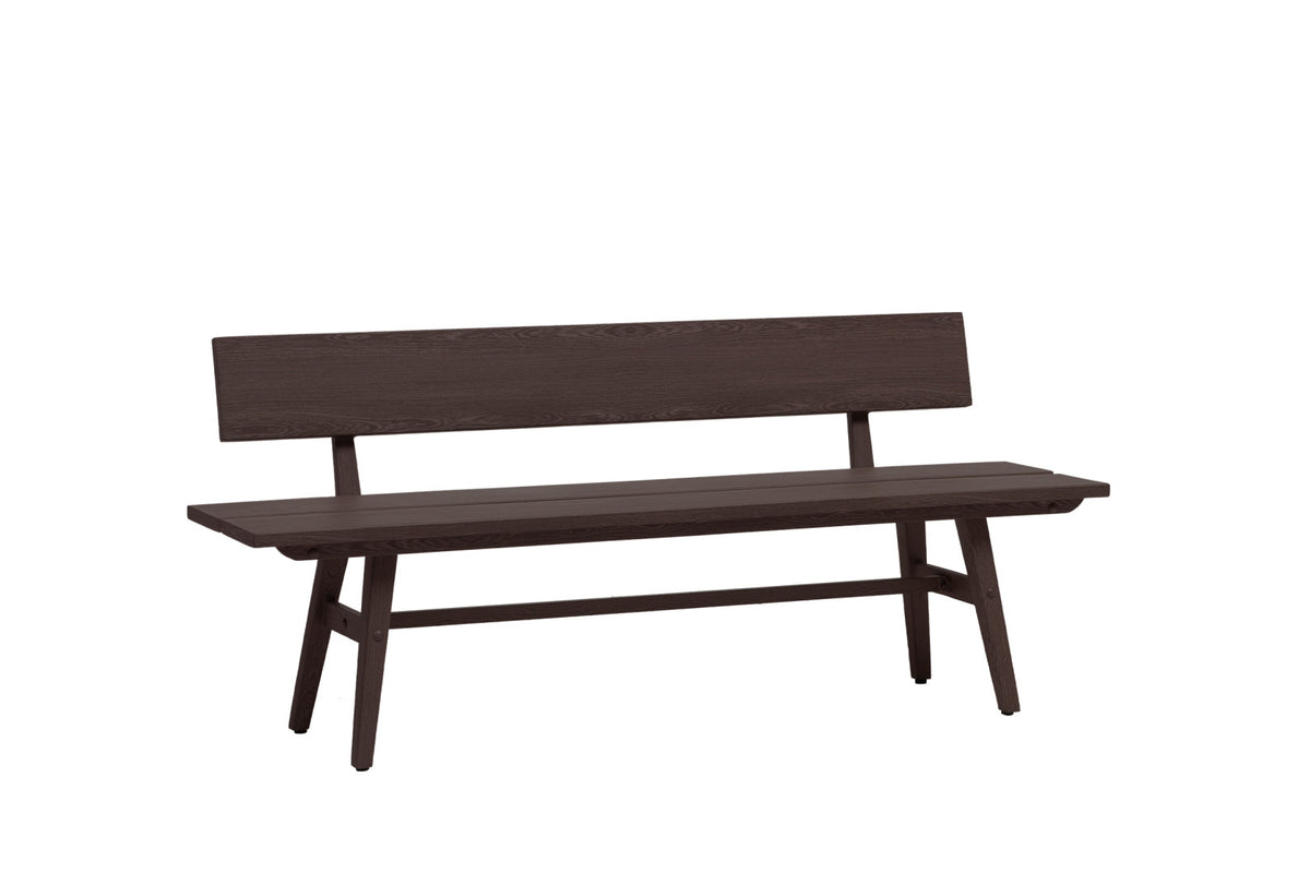 Ratana Canbria Bench with Back