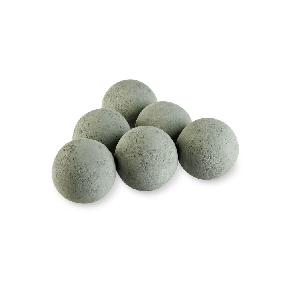 Lite Stone Fire Balls 4" Set of 6