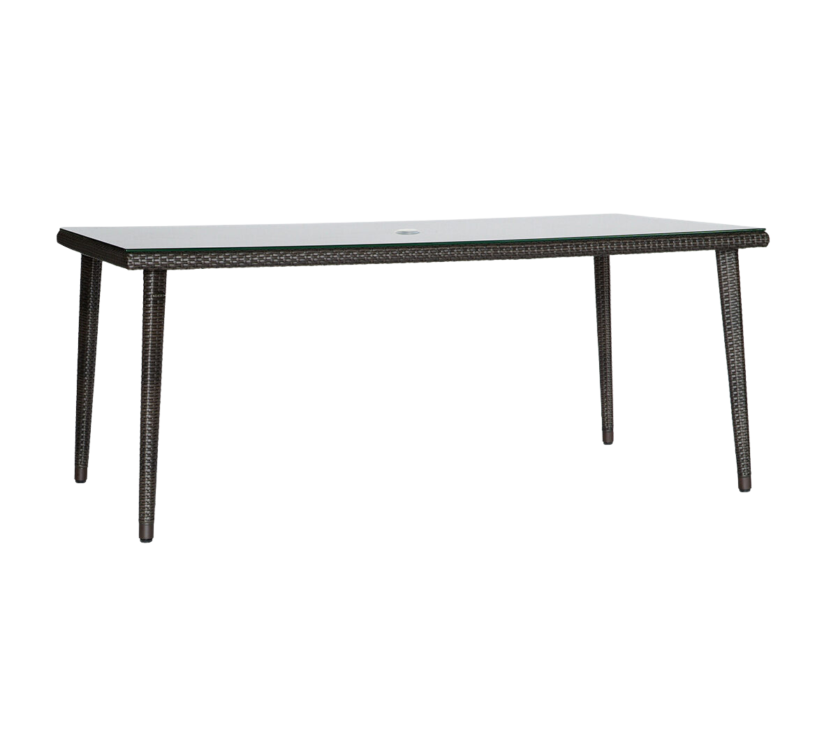 Palm Harbor 71" x 38" Rectangular Dining Table with Glass