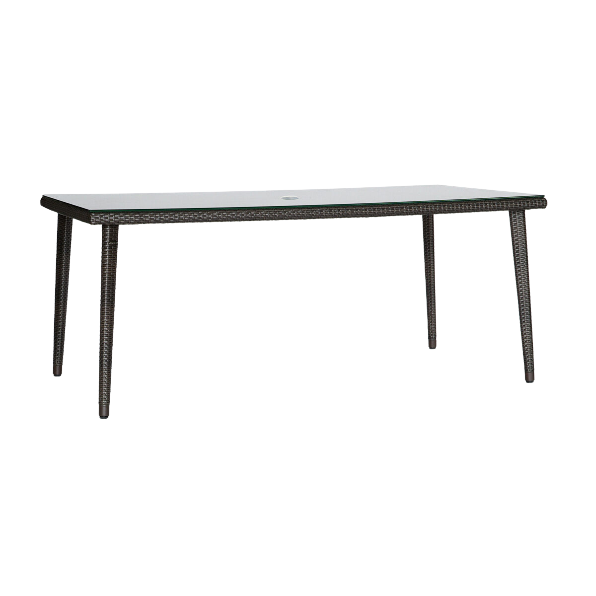 Palm Harbor 71" x 38" Rectangular Dining Table with Glass