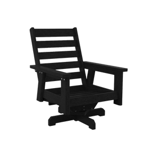 Charleston High Back Swivel Arm Chair