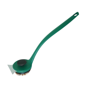 All-Natural Palmyra Grid Scrubber - Long Handle