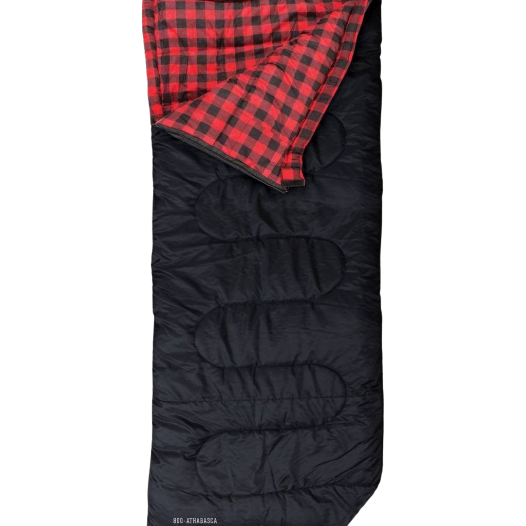 Athabasca Sleeping Bag - Black/Red