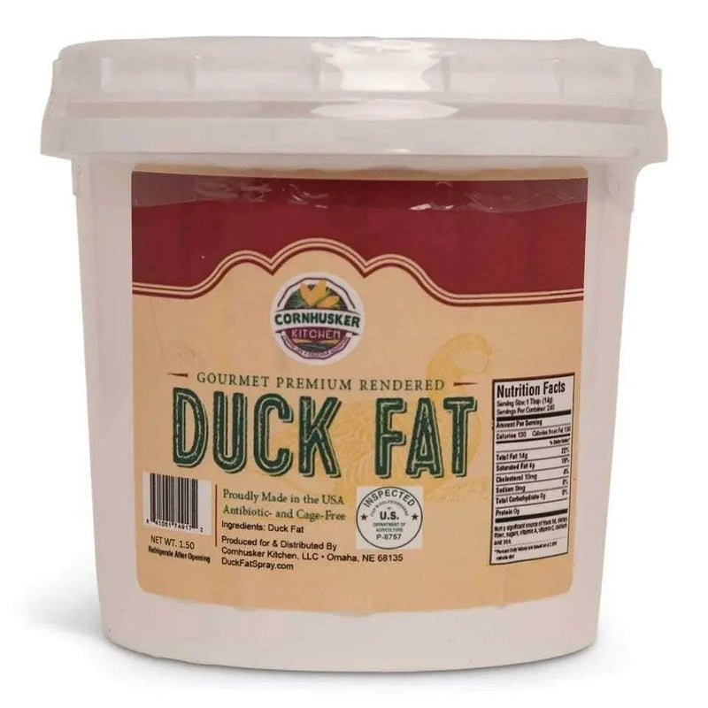 Cornhusker Kitchen Premium Rendered Duck Fat Tub (1.5lb)