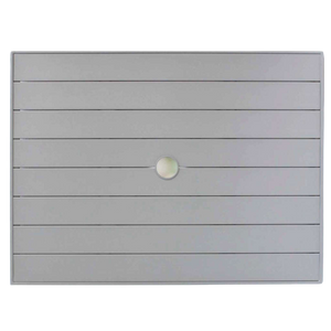 32″ x 48″ Rect Aluminum Slat Table Top W/UH