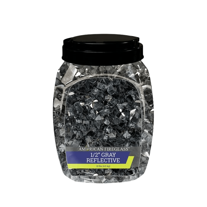 1/2" Reflective Fire Glass 10 lbs