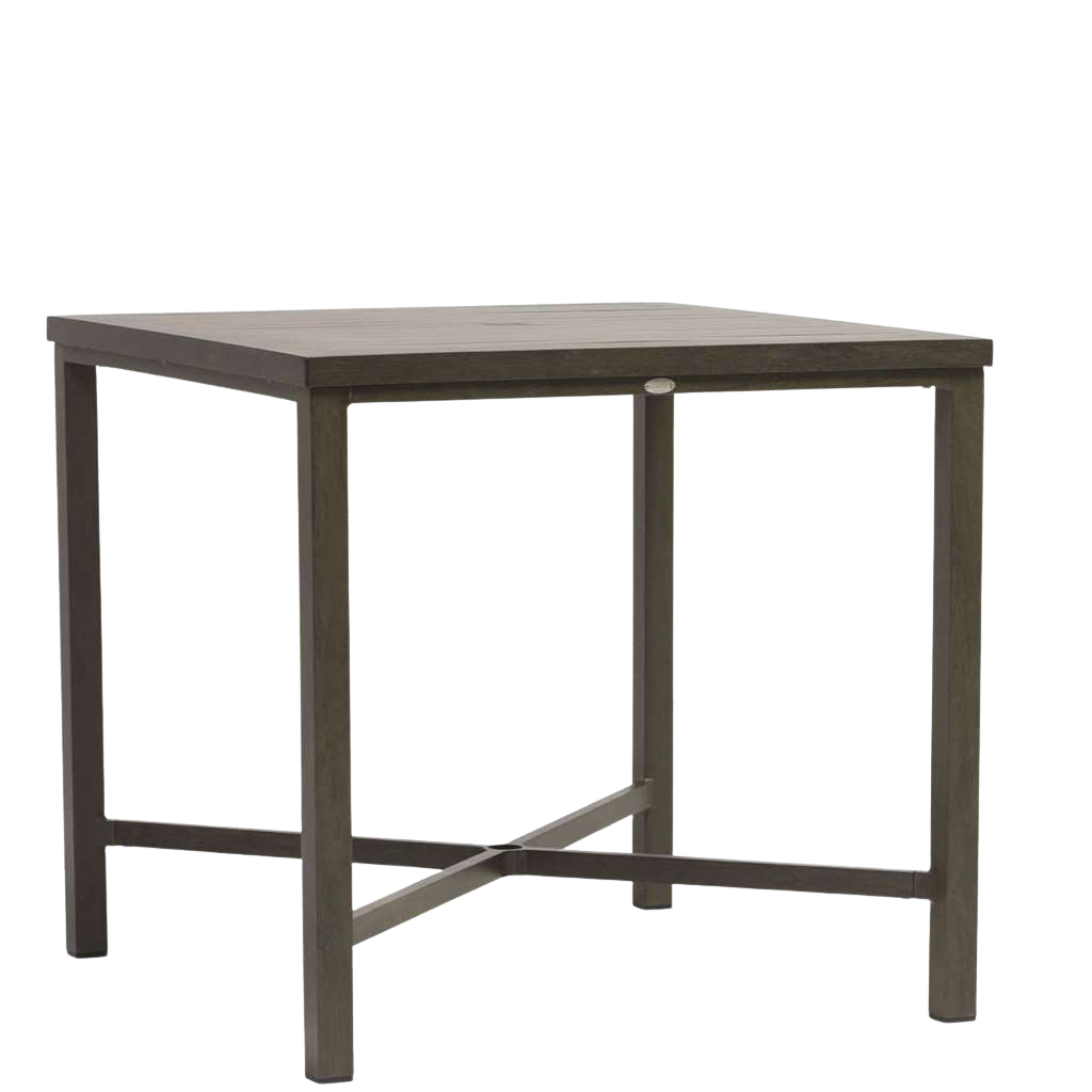 Canbria 39" Square Counter Table w/Umbrella Hole