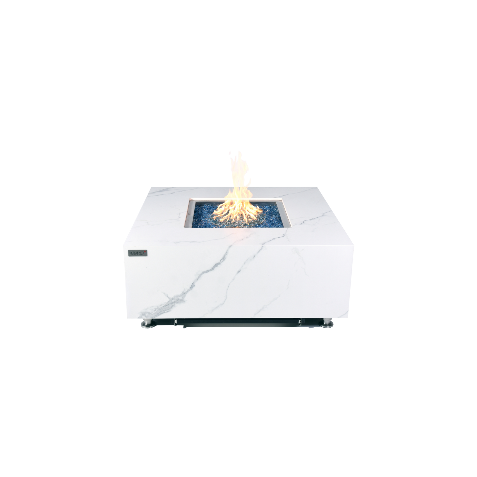Elementi - Bianco Porcelain Fire Table