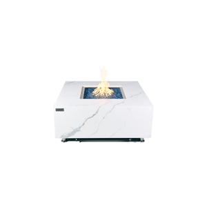 Elementi - Bianco Porcelain Fire Table