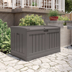 Suncast - 50 Gal. Medium Deck Box w/Seat - Stoney