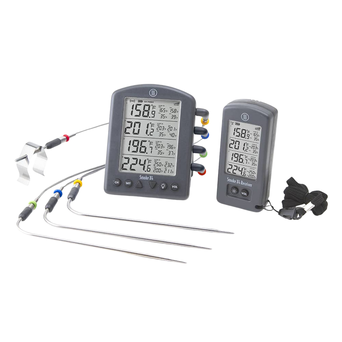 ThermoWorks Smoke X4® Long-Range Remote BBQ Alarm Thermometer