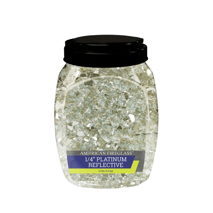 1/4" Reflective Fire Glass 10 lbs