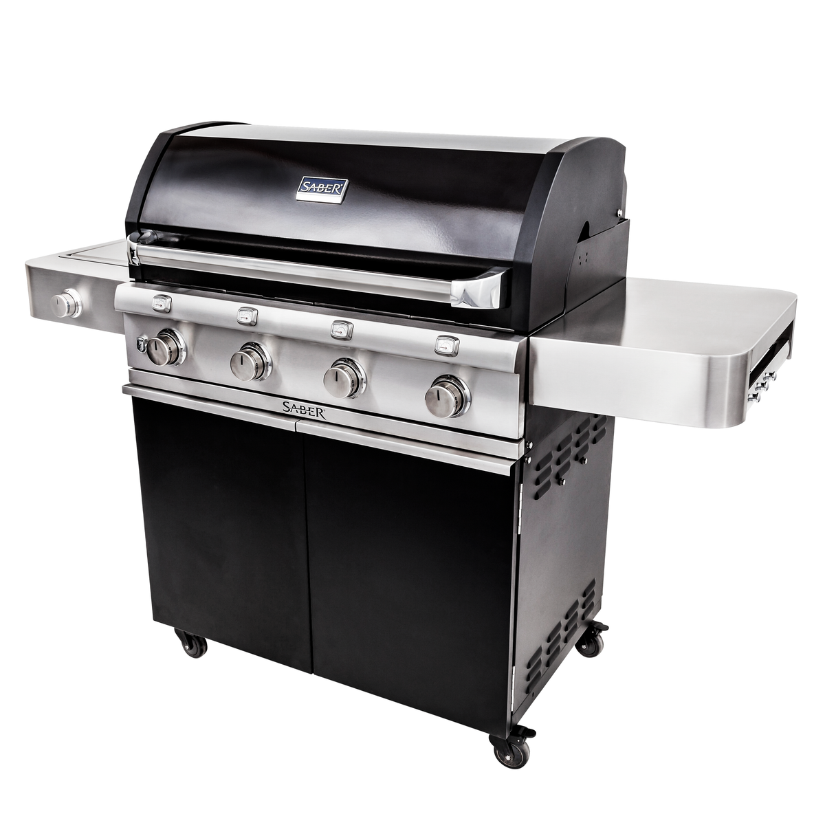 Saber Deluxe Black 670 4-Burner Gas Grill (LP)