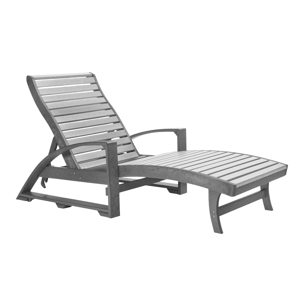 St. Tropez Chaise Lounge w/Wheels