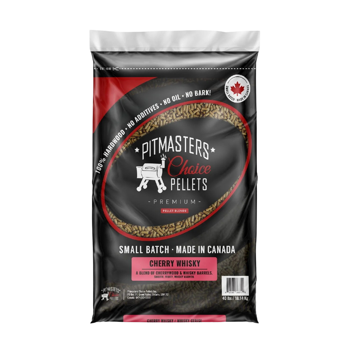 Cherry Whiskey Pellets - 40lb