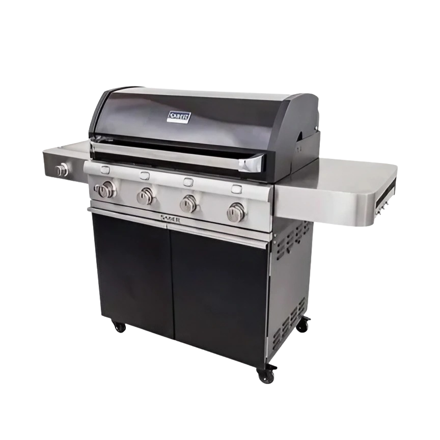 Saber Deluxe Black 670 4-Burner Gas Grill (LP)