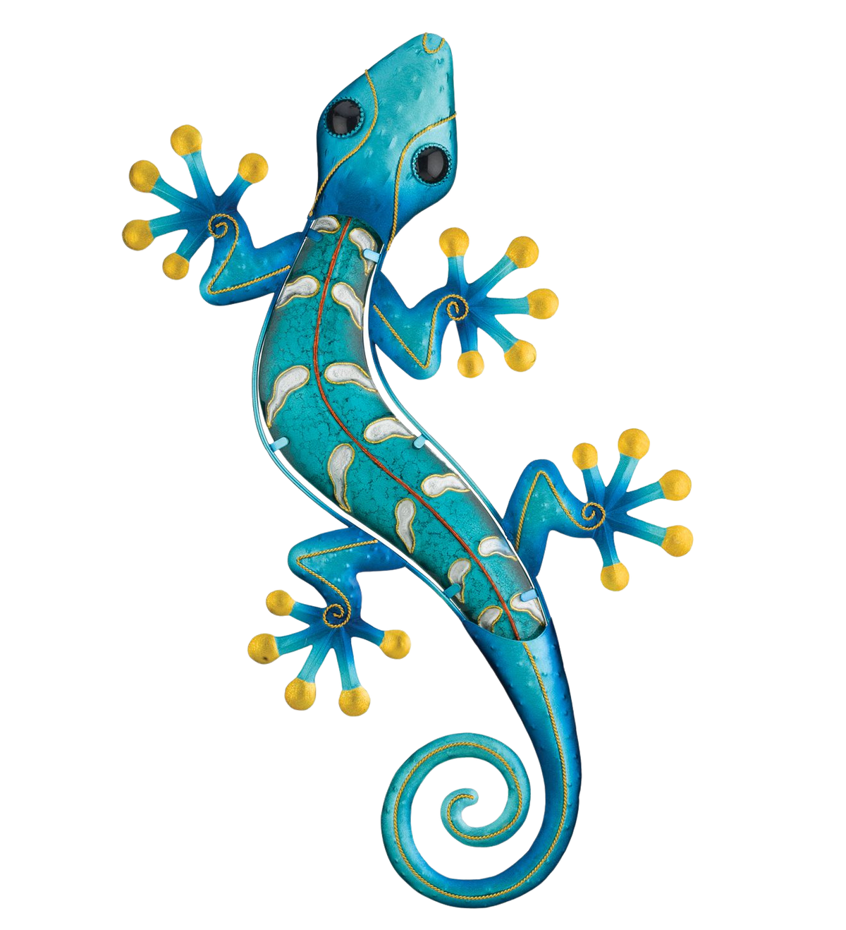 Gecko Wall Decor 24" Blue