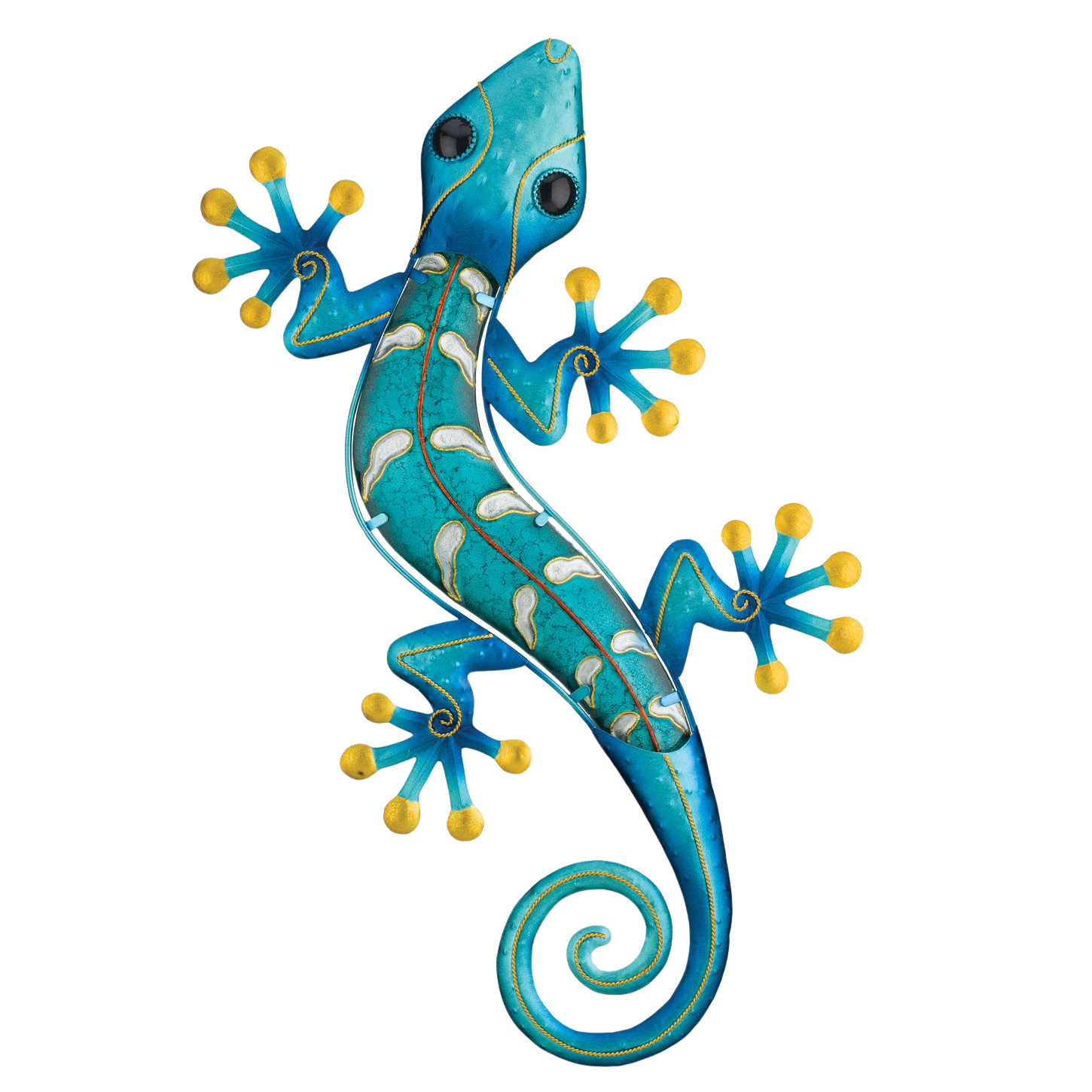 Gecko Wall Decor 24" Blue