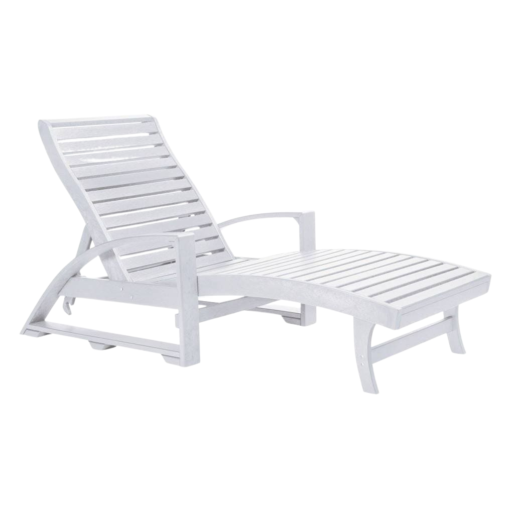St. Tropez Chaise Lounge w/Wheels