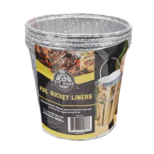 Pit Boss Foil Bucket Liners - 6 Pack
