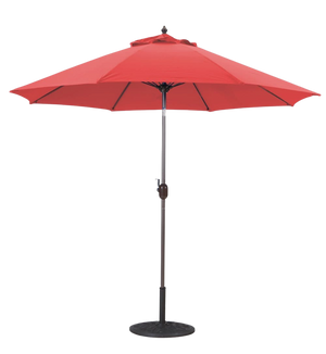636 9' Manual-Tilt Market Galtech Umbrella