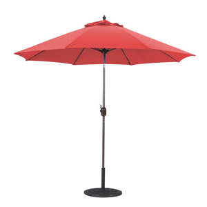 636 9' Manual-Tilt Market Galtech Umbrella