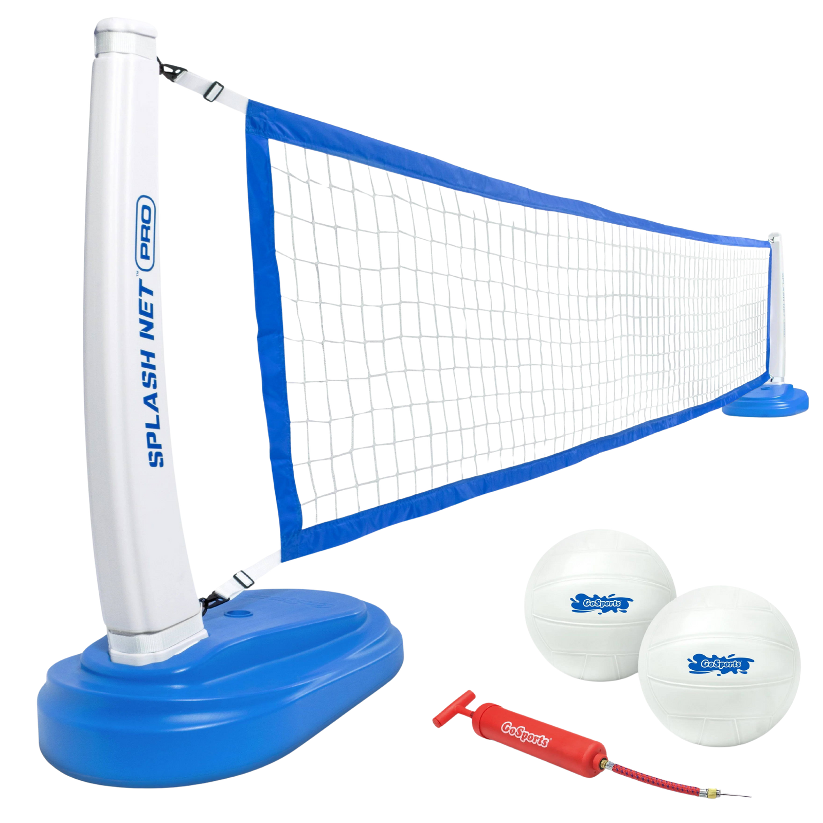 GoSports - Splash Net Pro Pool Volleyball Set - Blue