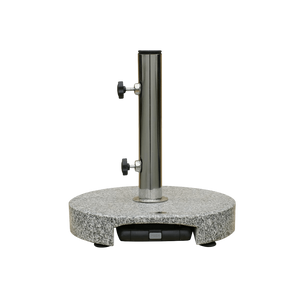 Granite Umbrella Stand w/Handle & Wheels - Kelowna Only Clearance