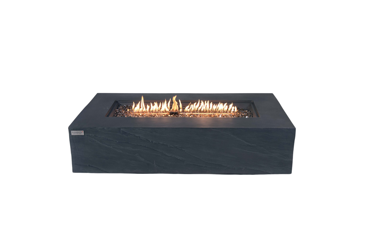 Elementi Plus - Cape Town Fire Table - Slate Black