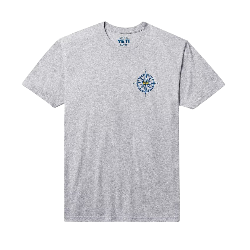 Open Seas Short Sleeve T-Shirt Heather Grey