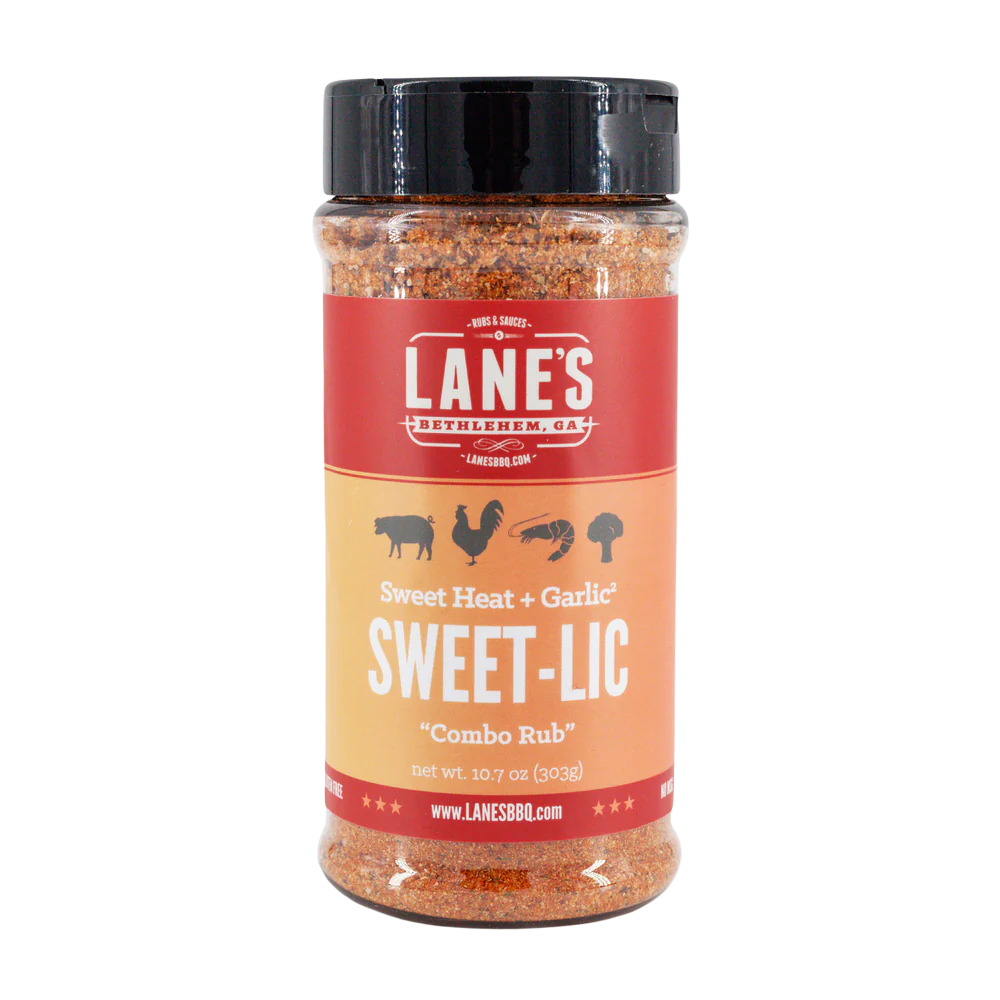 Lane's BBQ Sweet-Lic Combo Rub - Sweet Heat + Garlic