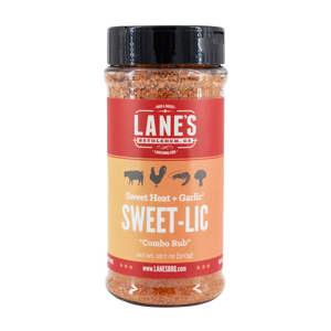 Lane's BBQ Sweet-Lic Combo Rub - Sweet Heat + Garlic