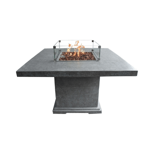 Elementi 22 inch square wind screen on bar table