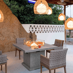 Elementi Birmingham dining fire table