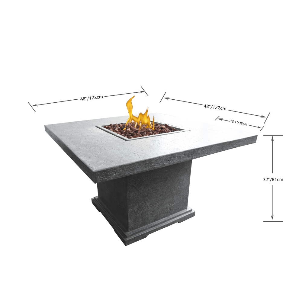 Elementi Birmingham dining fire table