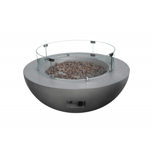 Elementi 30 inch round wind screen on Lunar Bowl