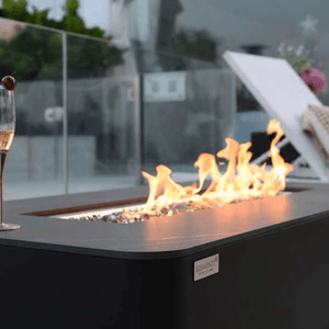 Elementi Valencia porcelain top fire table