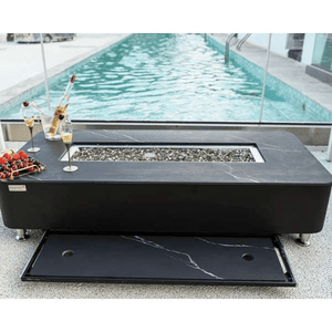 Elementi Valencia porcelain top fire table