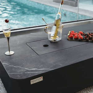 Elementi Valencia porcelain top fire table