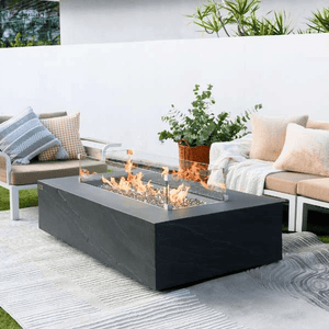 Elementi Plus Cape Town fire table slate black