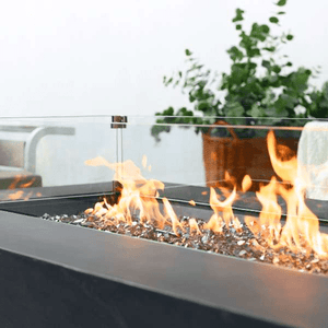 Elementi Plus Cape Town fire table slate black