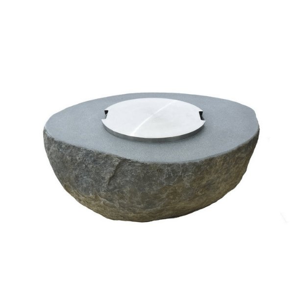 Elementi 20.7 inch round lid on Boulder