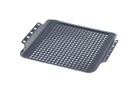 Square Perforated Gris with Drip Pan Large