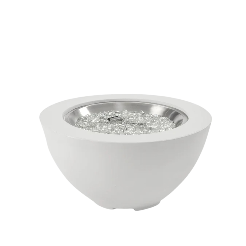 Cove Concrete Bowl Gas Fire Pit