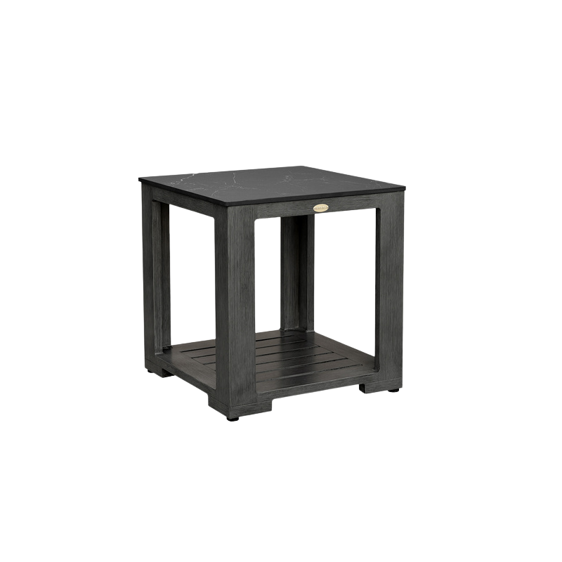 Cubo Sintered Stone End Table