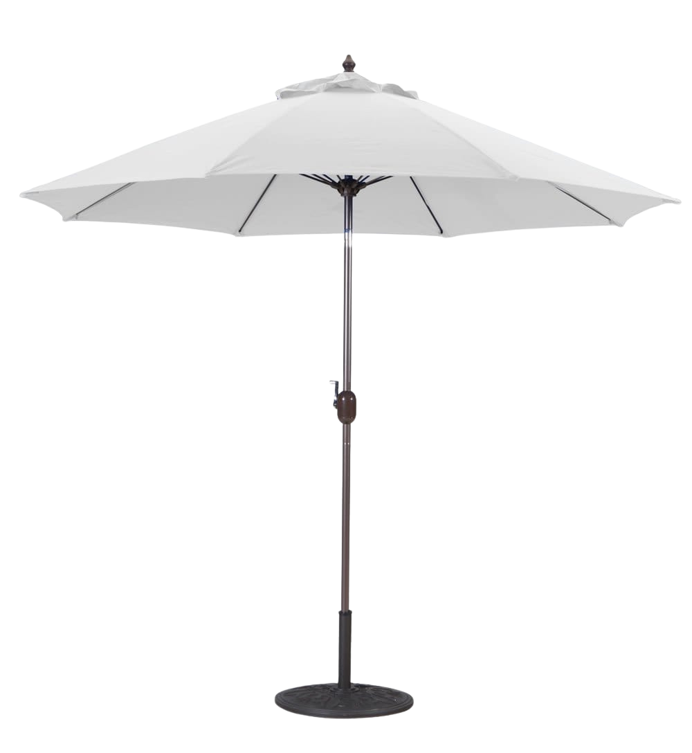 636 9' Manual-Tilt Market Galtech Umbrella