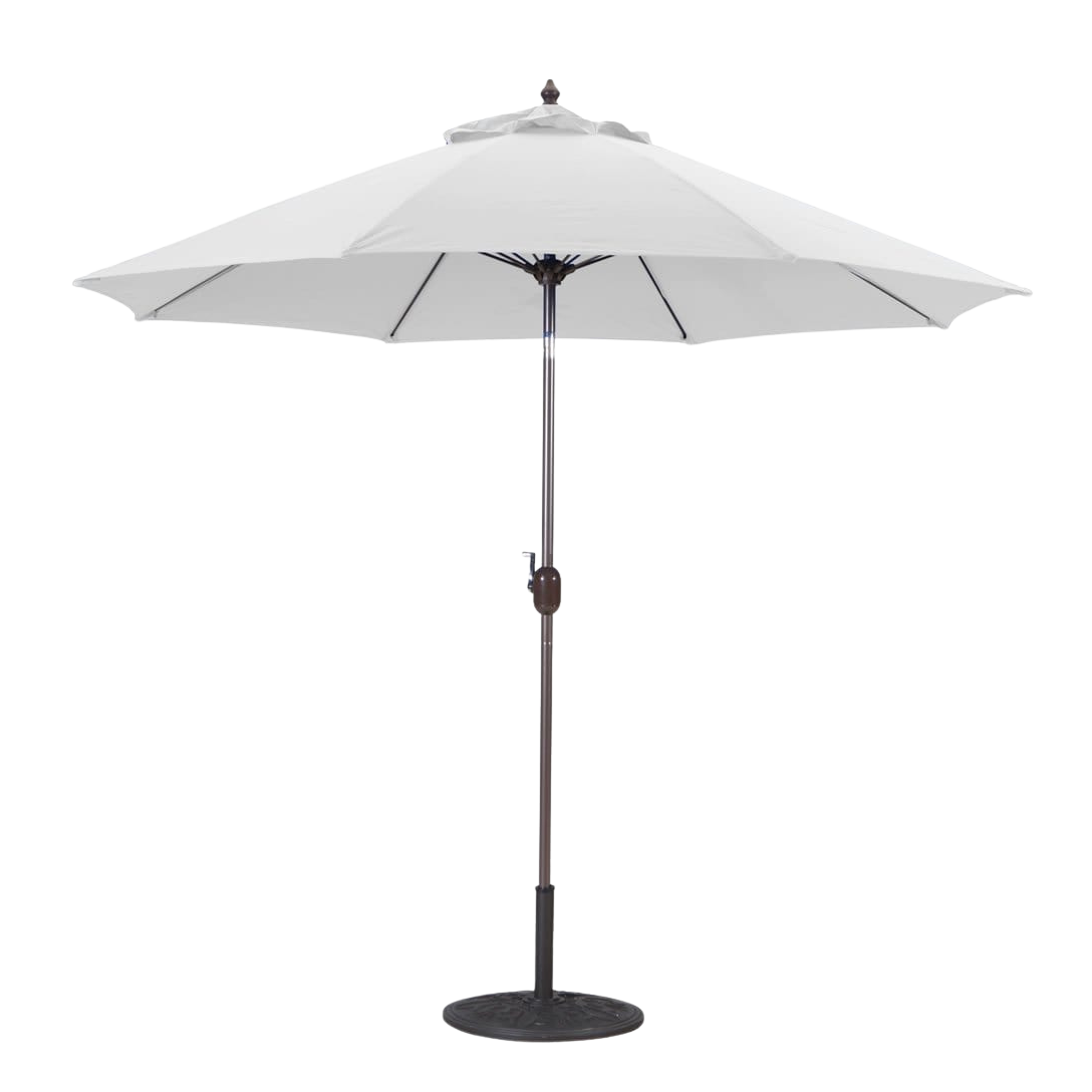636 9' Manual-Tilt Market Galtech Umbrella