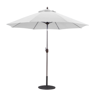 636 9' Manual-Tilt Market Galtech Umbrella