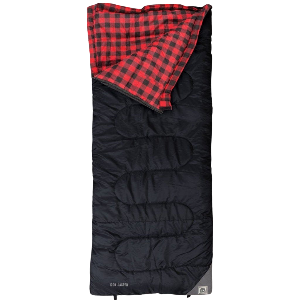 Jasper Sleeping Bag - Black/Red