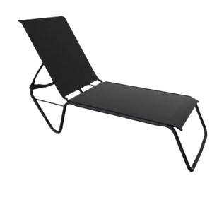 Gardenella Sling Four-Position Lay-flat Stacking Armless Chaise